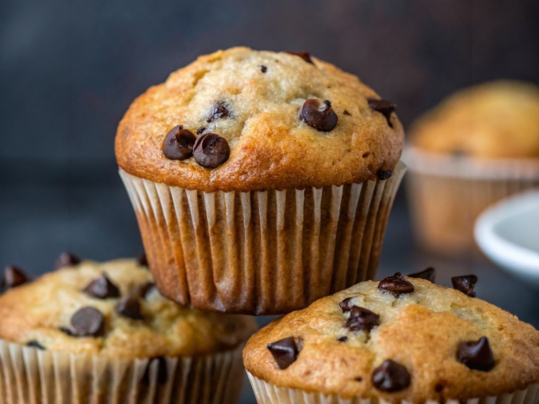 Protein Muffins with golden tops arranged on a cooling rack ready to serve