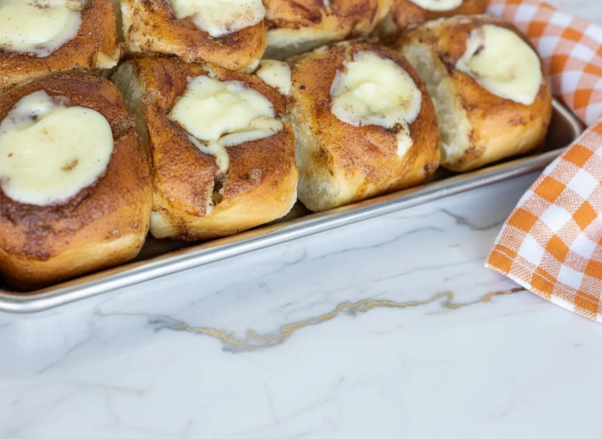 Golden king's hawaiian cheesecake danish with cream cheese filling and flaky layers on a white plate